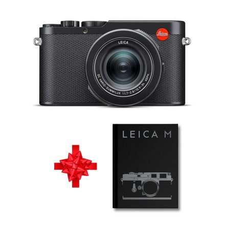 Leica D-Lux 8 fekete fényképezőgép + 70 Years of Leica könyv